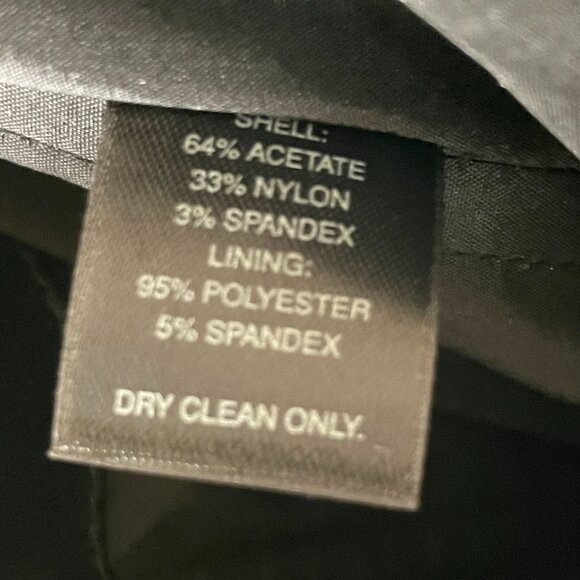 White House Black Market Black Strapless Dress Size 0 Ruffle Sweetheart Neckline - Picture 8 of 13